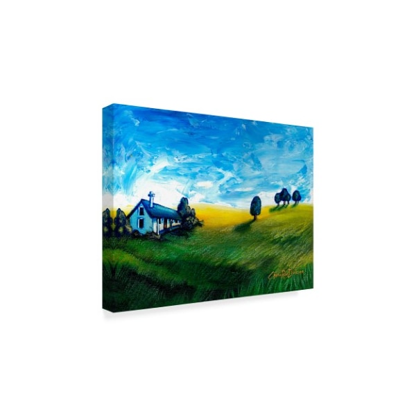 Cherie Roe Dirksen 'Countryside Cottage' Canvas Art,35x47